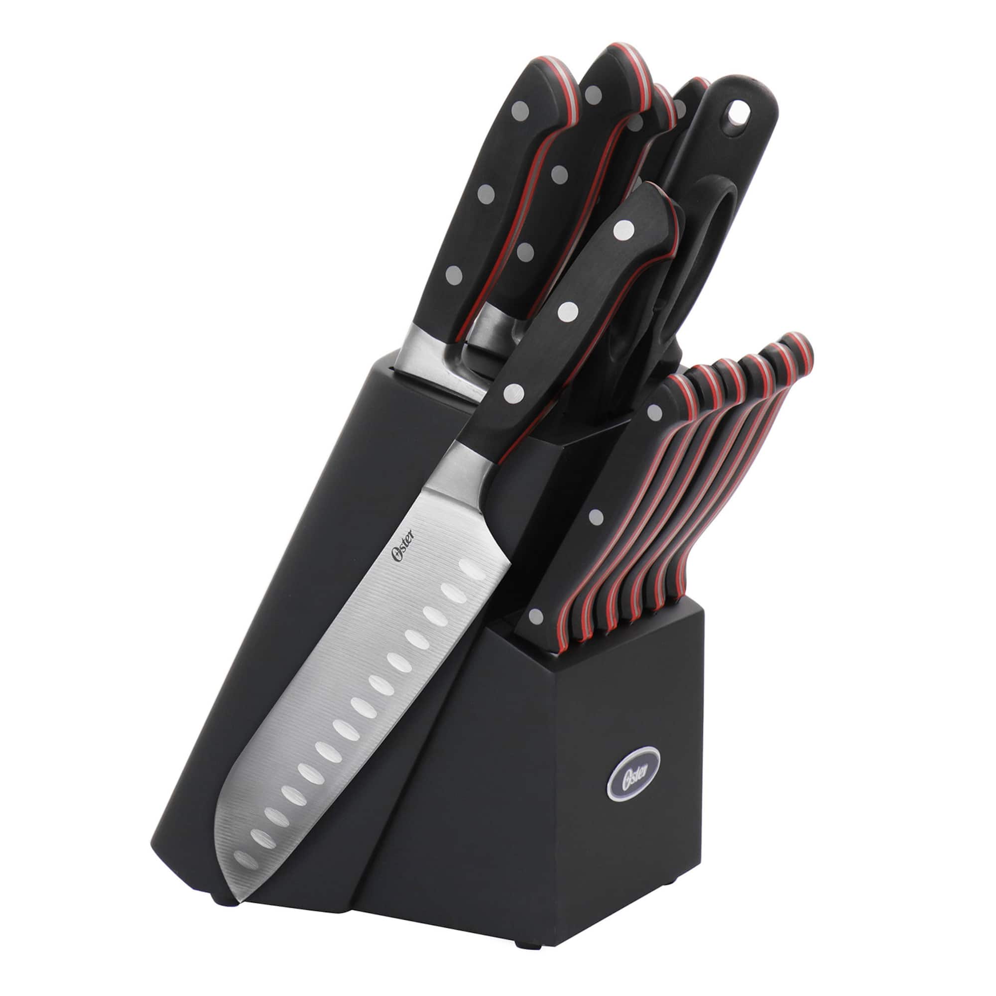 Oster Durbin 14-Piece Stainless Steel Cutlery Set with Block